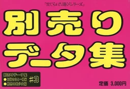 あっぷるくらぶ別売りデータ集#3お嬢さまと一緒編 魅惑の美少女編｜PC-9801｜フェアリーテール